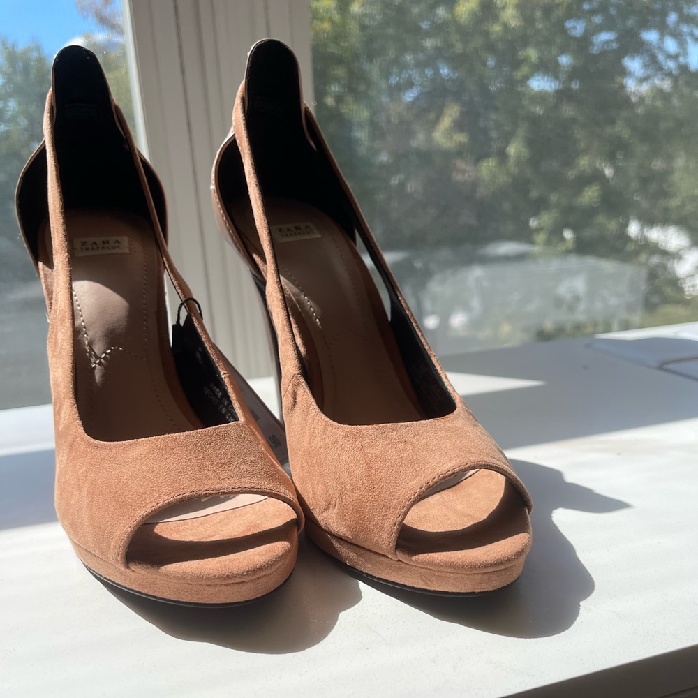 Blush Pink Heels, supper comfy with the added platform